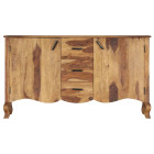 Buffet 145x40x80 cm bois solide