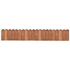 Rouleaux de bordure 3 pcs 120 cm bois de pin imprégné - Couleur au choix