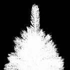 Sapin de Noël artificiel avec support Blanc 120 cm PE