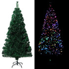 Sapin de Noël artificiel avec support Vert 120 cm PVC