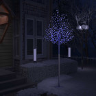 Sapin de Noël 600 LED bleues Cerisier en fleurs 300 cm