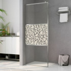 Paroi de douche à l'italienne à verre esg pierre 100x195 cm