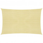 Voile d'ombrage 160 g/m² beige 3x4,5 m pehd