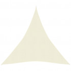 Voile d'ombrage 160 g/m² crème 5x6x6 m pehd