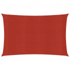 Voile d'ombrage 160 g/m² rouge 2,5x4,5 m pehd
