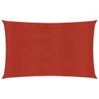 Voile d'ombrage 160 g/m² rouge 6x8 m pehd