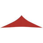 Voile d'ombrage 160 g/m² rouge 4x4x5,8 m pehd