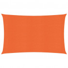 Voile d'ombrage 160 g/m² orange 2x4,5 m pehd