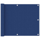 Écran de balcon bleu 75x600 cm tissu oxford