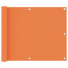 Écran de balcon orange 75x400 cm tissu oxford