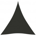 Voile de parasol tissu oxford triangulaire 4x5x5 m anthracite