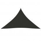 Voile de parasol tissu oxford triangulaire 5x5x6 m anthracite