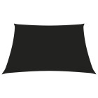Voile toile d'ombrage parasol tissu oxford carré 3,6 x 3,6 m noir helloshop26 02_0009478