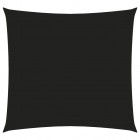 Voile de parasol tissu oxford carré 4x4 m noir