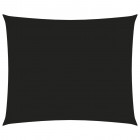 Voile de parasol tissu oxford rectangulaire 4x5 m noir