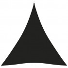 Voile de parasol tissu oxford triangulaire 4x5x5 m noir
