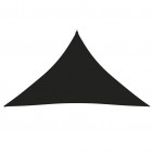 Voile de parasol tissu oxford triangulaire 5x5x6 m noir