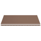 Tissu de remplacement pour auvent marron 6x3,5 m