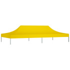 Toit de tente de réception 6x3 m jaune 270 g/m²