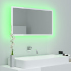 Miroir à LED de salle de bain 80x8,5x37 cm Acrylique - Couleur au choix