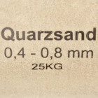 Sable filtrant 25 kg 0,4-0,8 mm
