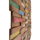 Panneaux de revêtement mural 10 pcs 1,03 m² bois de teck solide