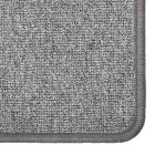 Tapis de couloir gris foncé 50x250 cm