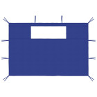 Parois latérales de belvédère avec fenêtres 2 pcs bleu
