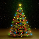  Guirlande lumineuse d'arbre de Noël 210 LED colorées 210 cm