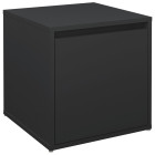 Tiroir boîte noir 40,5x40x40 cm bois d'ingénierie