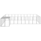Chenil extérieur cage enclos parc animaux chien argenté 13,31 m² acier  02_0000238