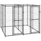 Chenil extérieur cage enclos parc animaux chien d'extérieur pour chiens acier 4,84 m²  02_0000372