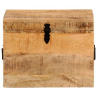 Boîte de rangement 39x28x31 cm bois massif d'acacia