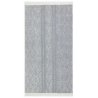 Tapis gris clair 120x180 cm coton