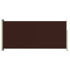 Auvent paravent store brise-vue latéral rétractable de patio jardin 140 x 300 cm marron helloshop26 02_0007244