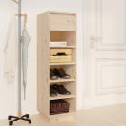 Armoire à chaussures 34x30x105 cm bois de pin massif