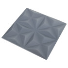 Panneaux muraux 3d 48 pcs 50x50 cm gris origami 12 m²