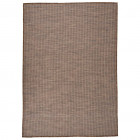 Tapis à tissage plat d'extérieur 160x230 cm marron