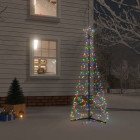 Arbre de Noël cône 200 LED 70x180 cm - Couleur d'éclairage au choix