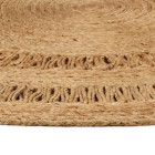 Tapis jute tressé à la main 120 cm rond