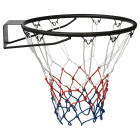 Cerceau de basket noir 45 cm acier