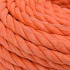 Corde de travail orange polypropylène - Longueur et diamètre au choix