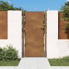 Portail de jardin 105x205 cm acier corten