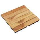 Tuiles de terrasse 30 pcs 30x30 cm bois massif teck vertical