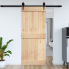 Porte 100x210 cm bois massif de pin