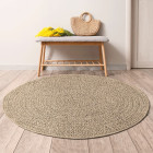 Tapis 120 cm aspect jute intérieur et extérieur