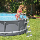 Échelle de sécurité pour piscine à 3 marches 91-107 cm