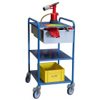 Servante d'atelier 3 plateaux + 1 tiroir 635 x 470 mm 250 kg - 880008446