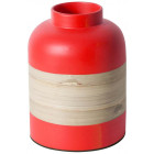 Pot décoratif en bambou 22 cm - Couleur au choix
