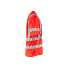 T-shirt haute-visibilité anti-UV Rouge-Fluo 89471070 - Taille au choix